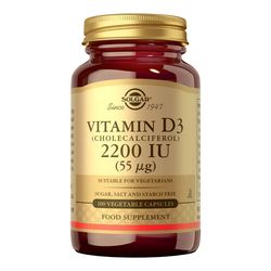 Solgar Vitamina D3 2200 UI 100 Cápsulas