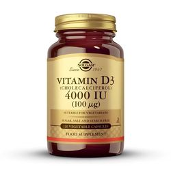 Solgar Vitamine D3 4000 UI 120 Gélules