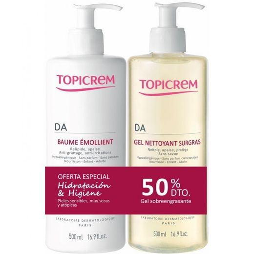 Topicrem Oferta Especial DA (Aceite Emoliente Hidratante + Bálsamo Emoliente 145ML)