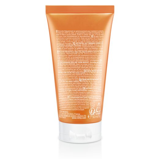 Vichy Solar Capital Soleil Crema Rostro Tacto Seco Color SPF 50 50ml