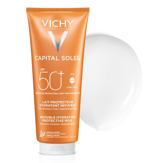 Vichy Solar Capital Soleil Leche Familiar Protectora Hidratante Invisible SPF 50+ 300ml
