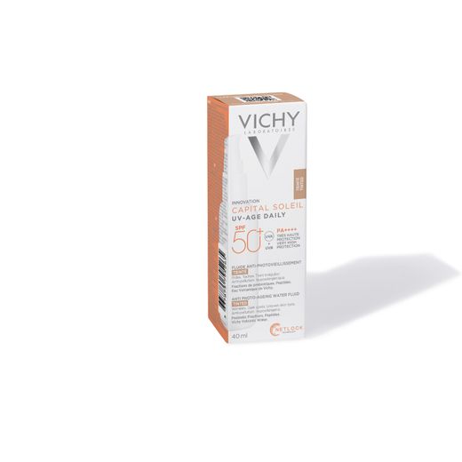 Vichy Solar Capital Soleil UV-AGE Daily SPF50+ Tono Medio 40ml