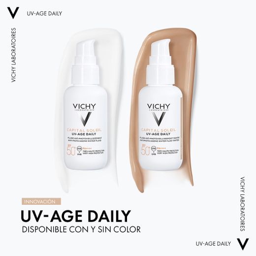 Vichy Solar Capital Soleil UV-AGE Daily SPF50+ Tono Medio 40ml