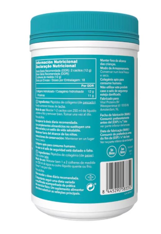 Vital Proteins Péptidos de Colágeno Marino Neutro - 221g