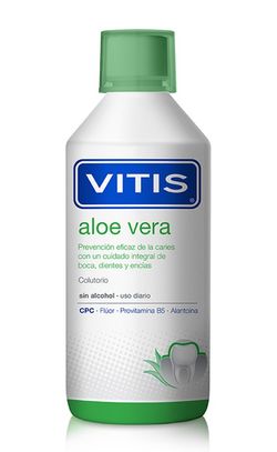 Vitis Colutorio Aloe Vera Sabor Menta 500 Ml